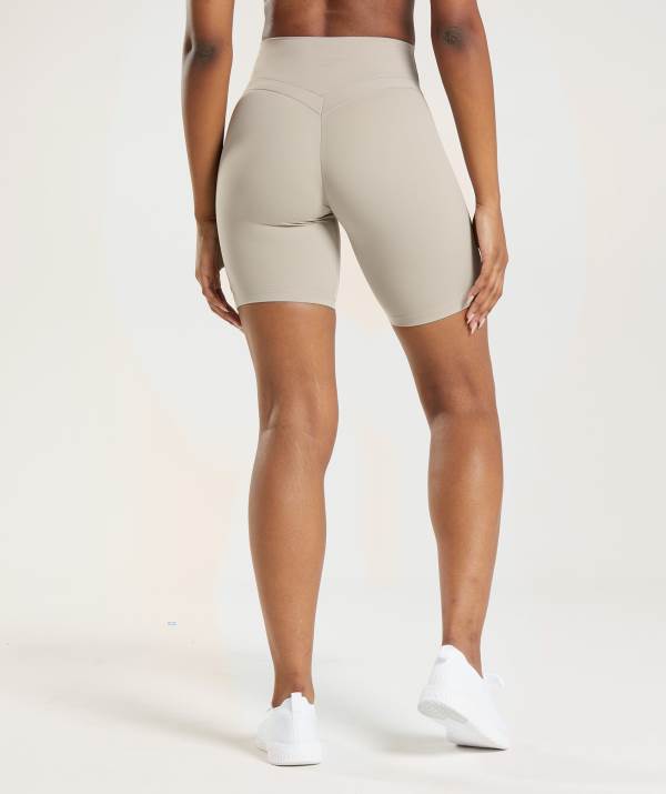 Damske Šortky Gymshark Whitney Cycling Siva | TN7012985